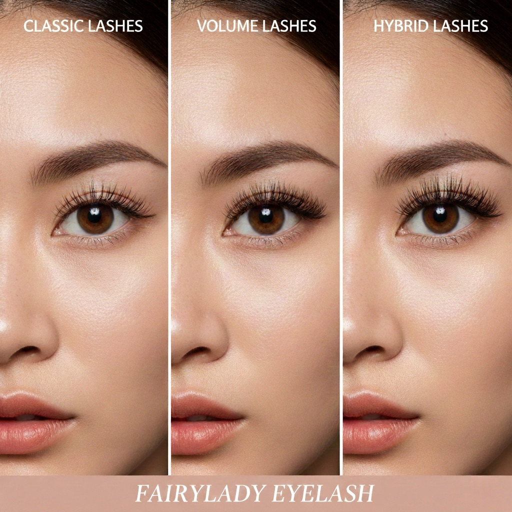 Lashes_Comparison - Fairylady Lashes Lash Extension Comparison